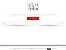 Tablet Screenshot of italylovestocook.com
